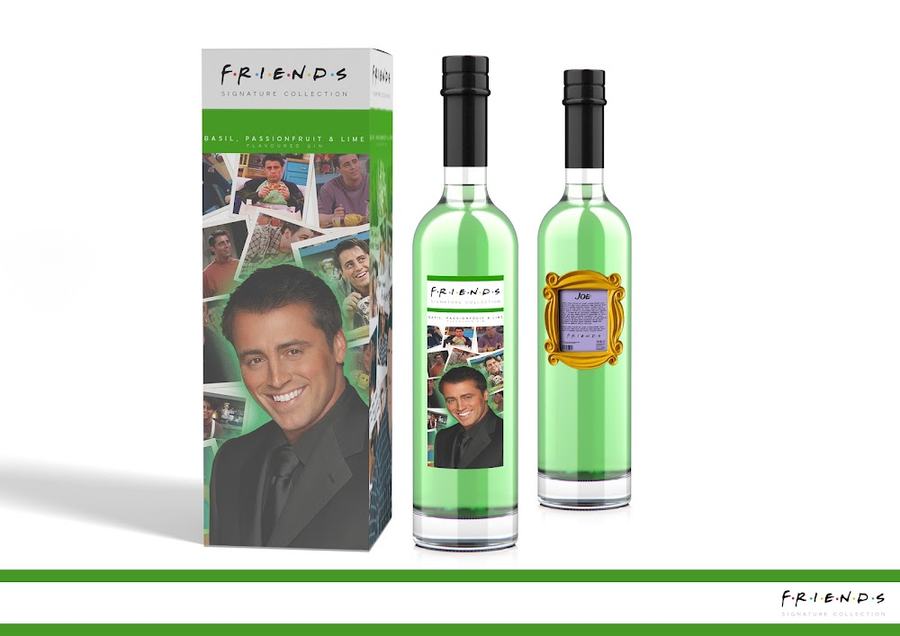 Friends Personalised Bottle Visual