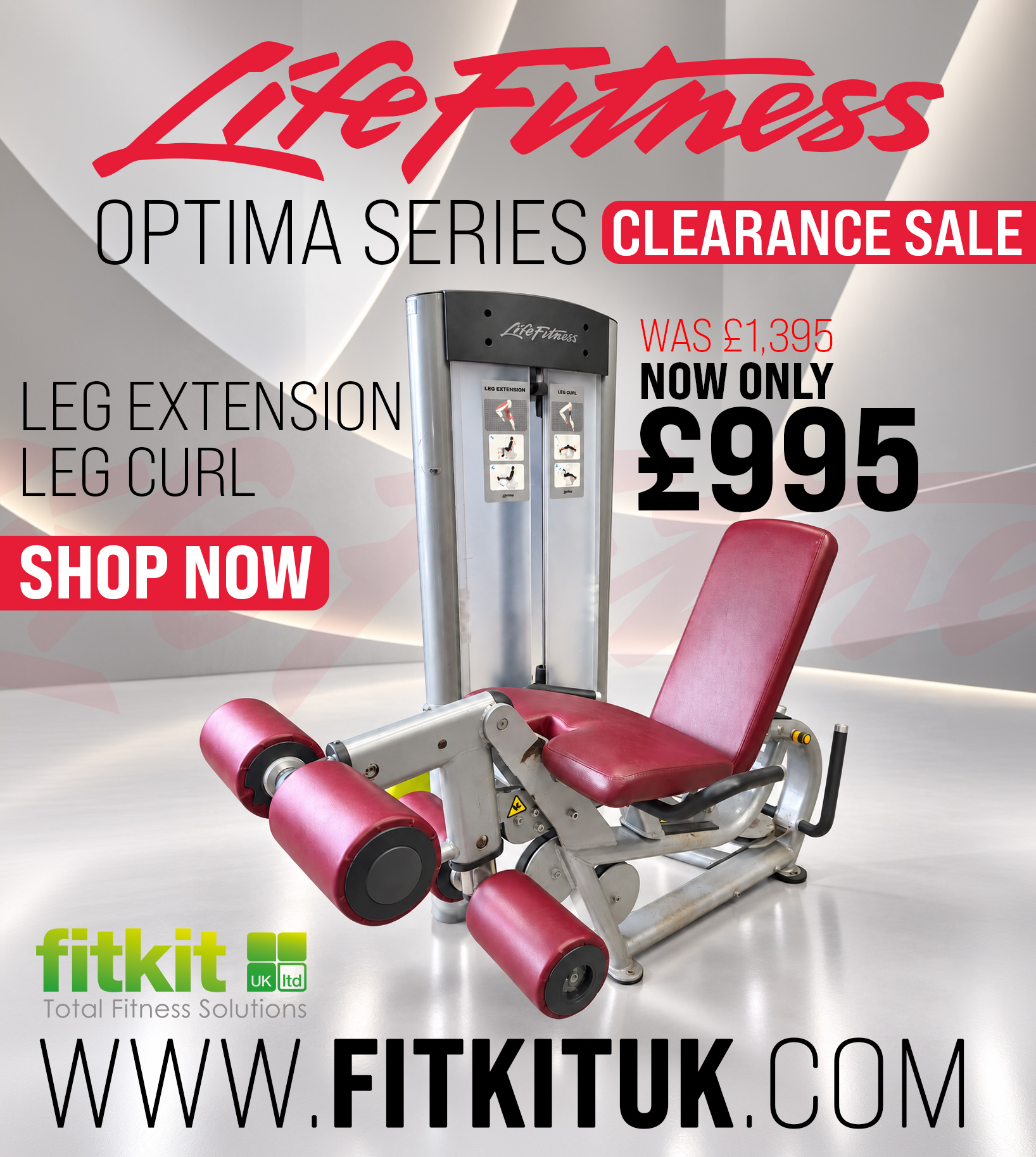 Life Fitness Optima Clearance Campaign